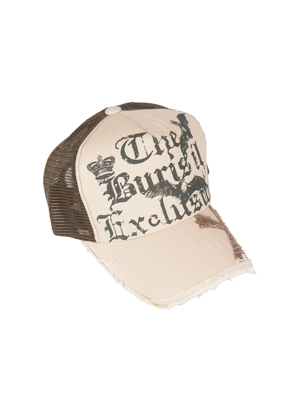 Patched Graphic Mesh Cap IY516