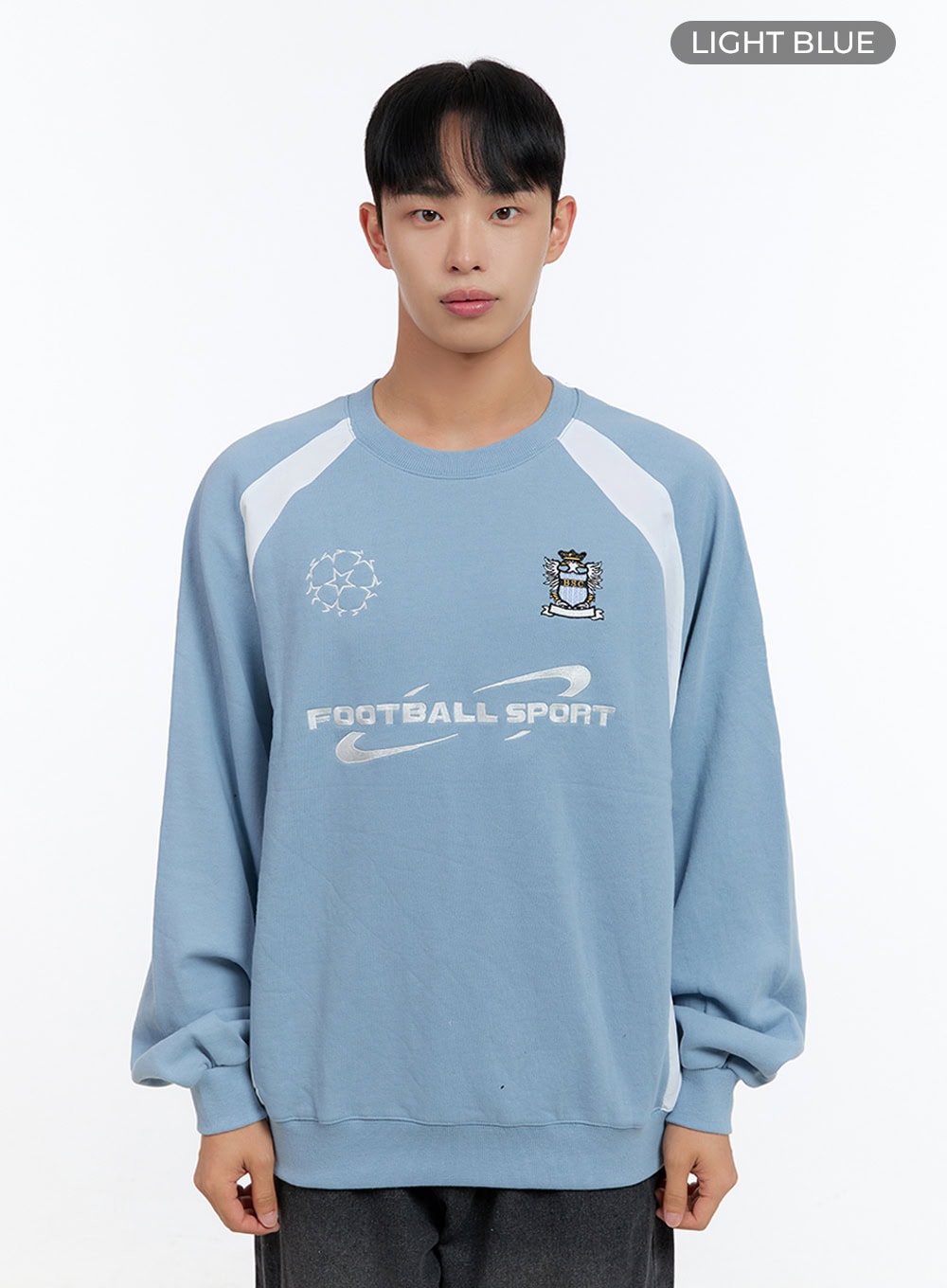 Men's Graphic Raglan Sweatshirt IS413