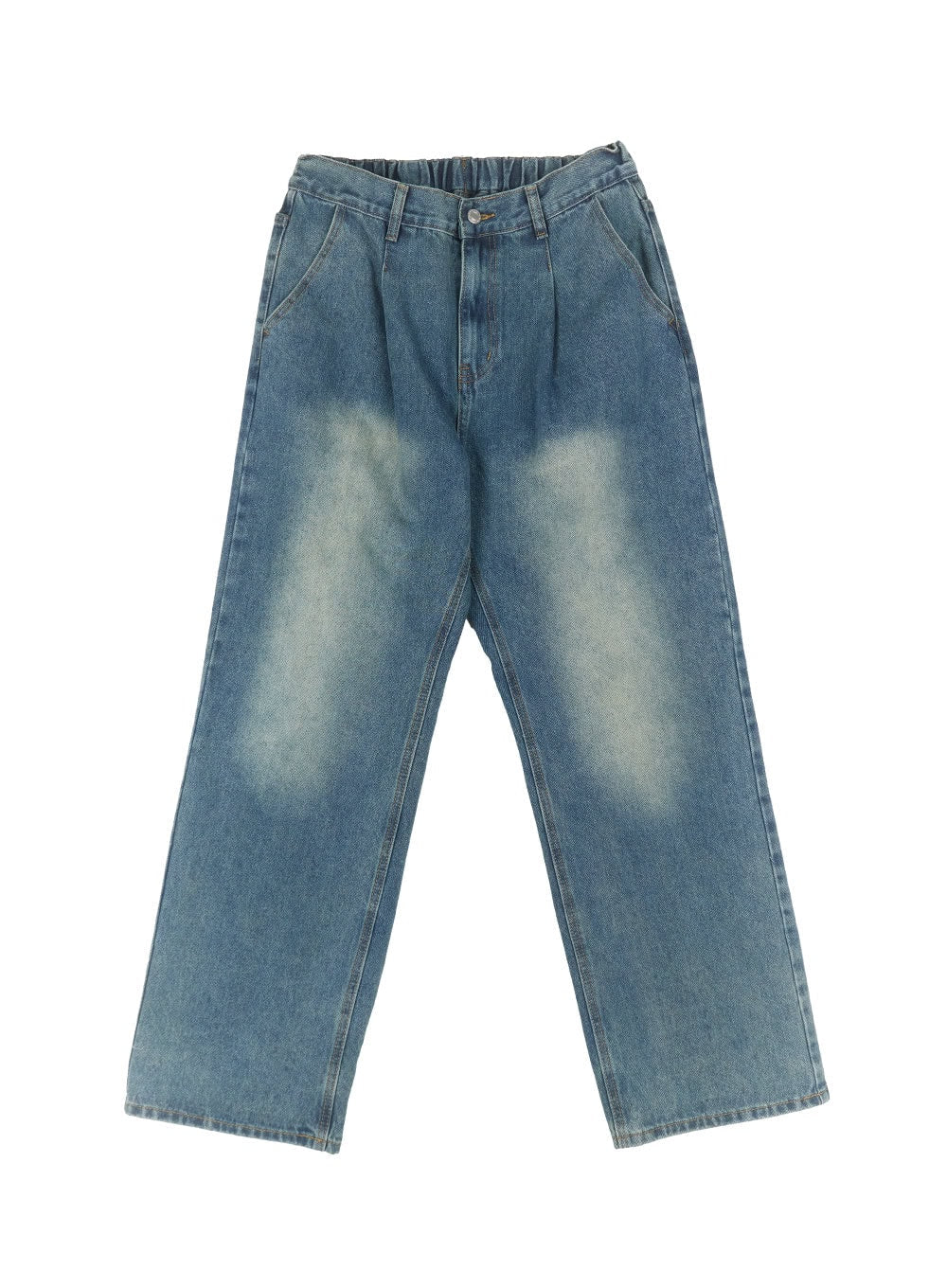 Men's Pintuck Washed Jeans IA511