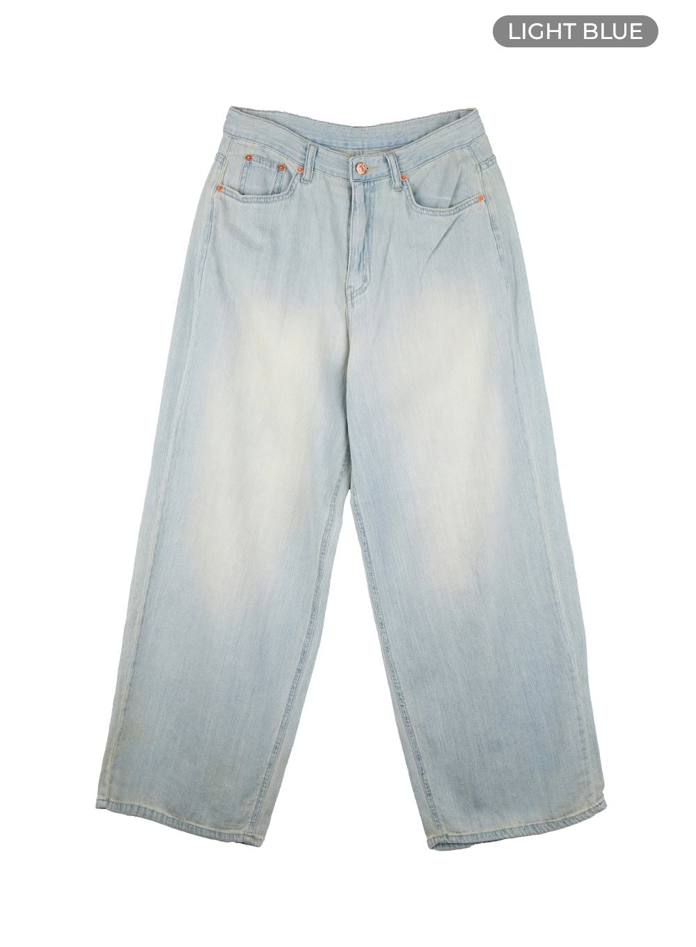 Washed Baggy Jeans IY422