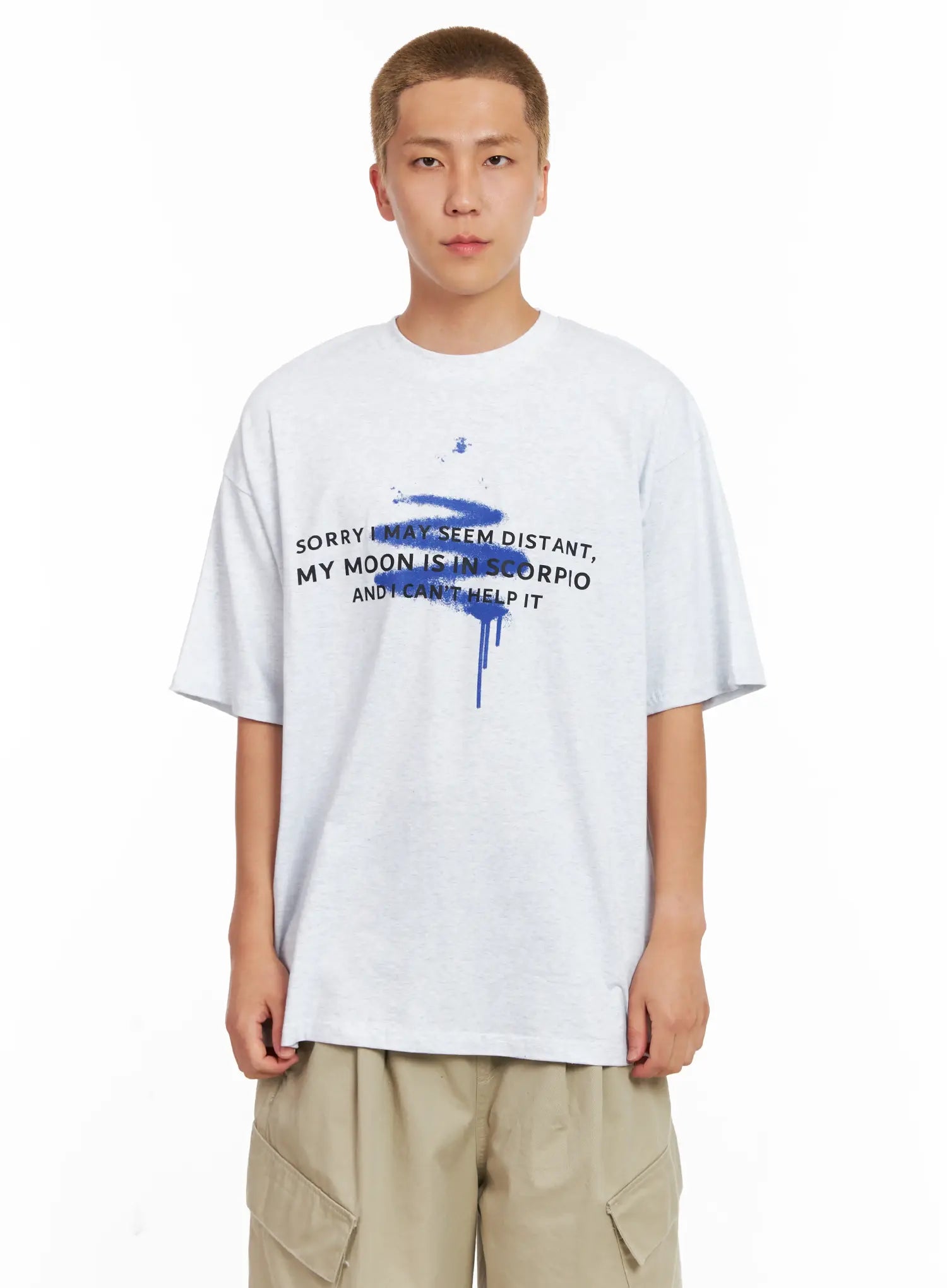 Men's Graphic Oversized Tee IL521