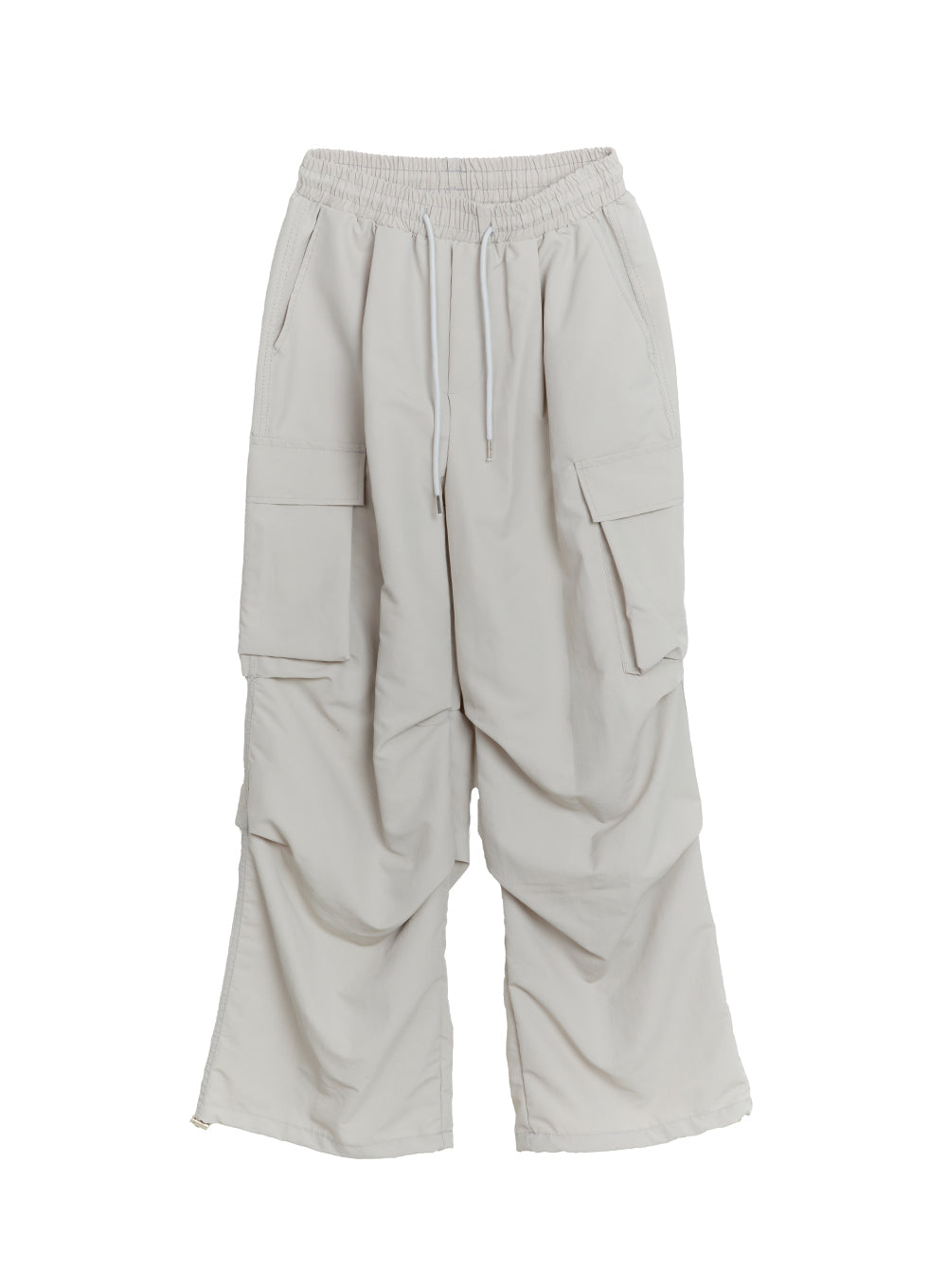 Pocketed Wide-Leg Cargo Pants IF510