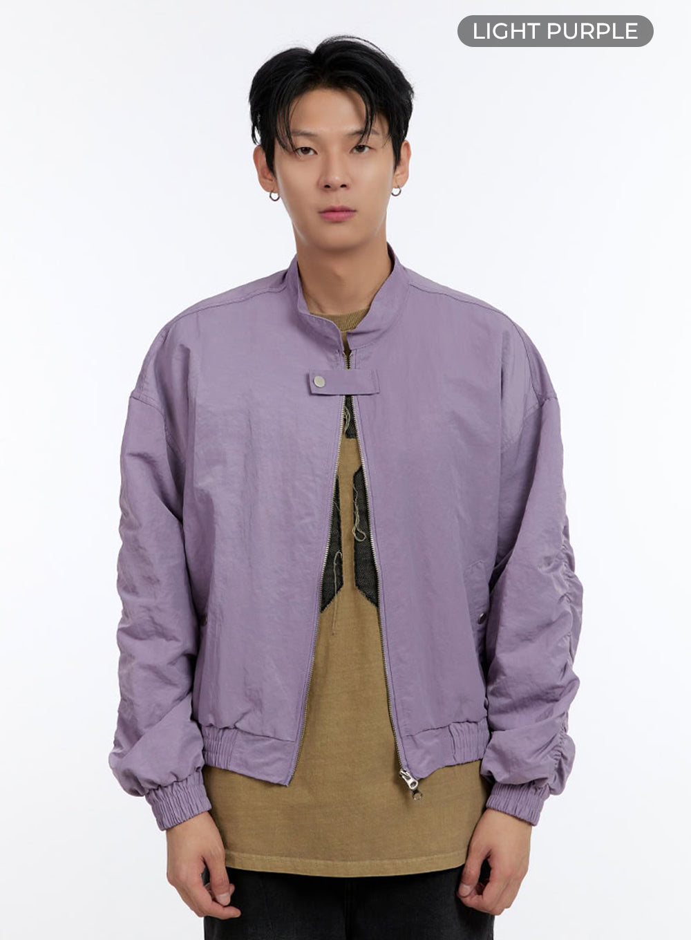 Men's Button Zip Up Jacket IO428