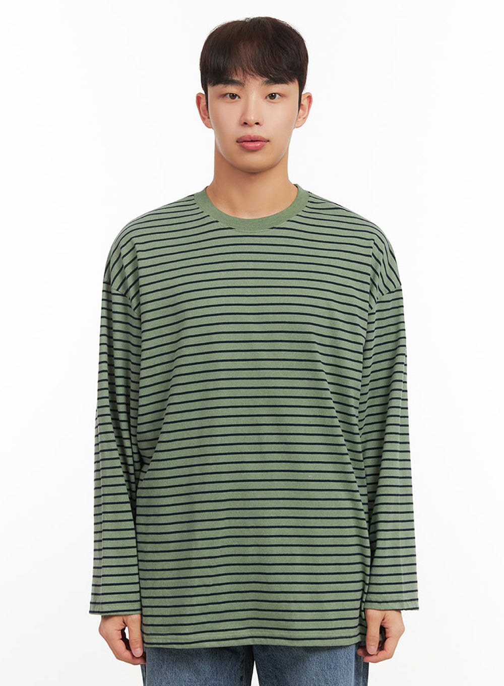 Men's Striped Oversized T-Shirt IF517