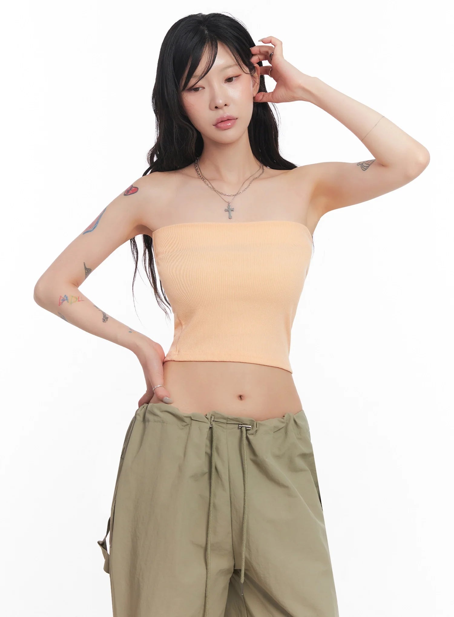 Ribbed Baby Tube Top  IC503