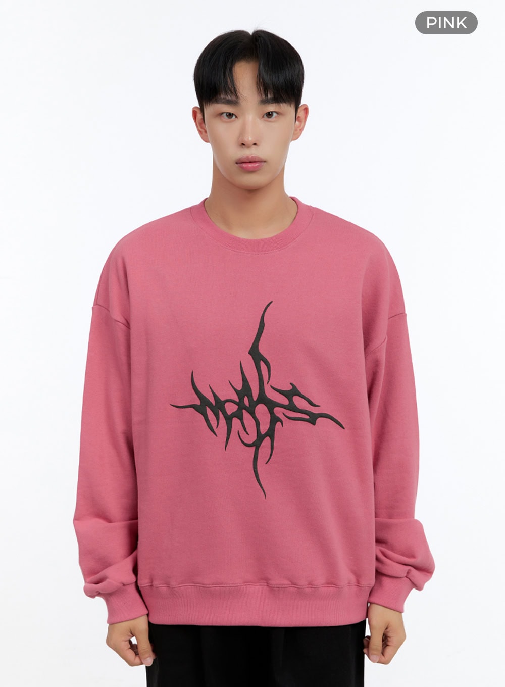 Men's Oversize Graphic Sweatshirt IS412