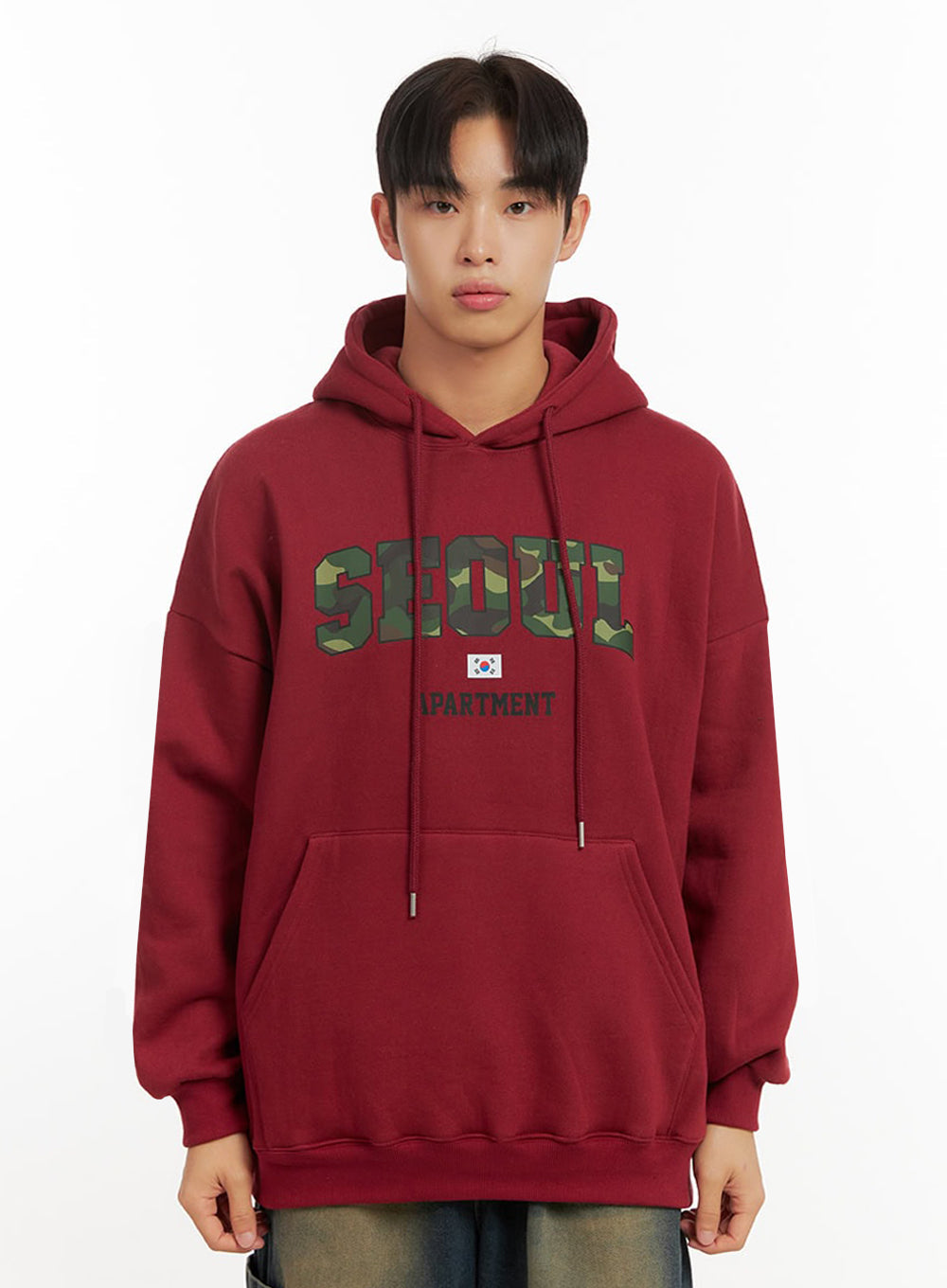 Men's Oversize Printed Hoodie ID413