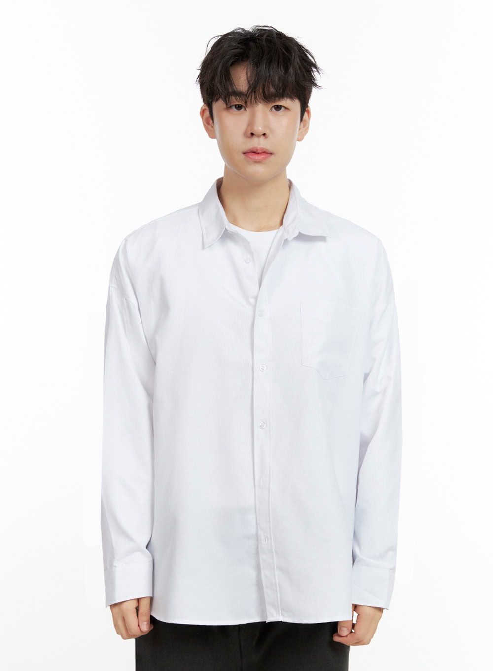 Men's Buttoned Collar Shirt IN422