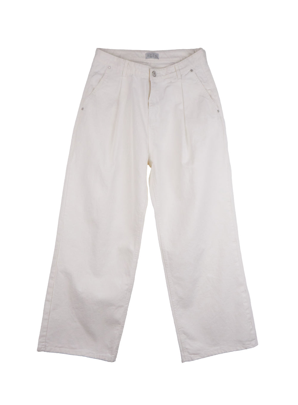 Men's Cotton Pintuck Wide-Fit Pants ID406