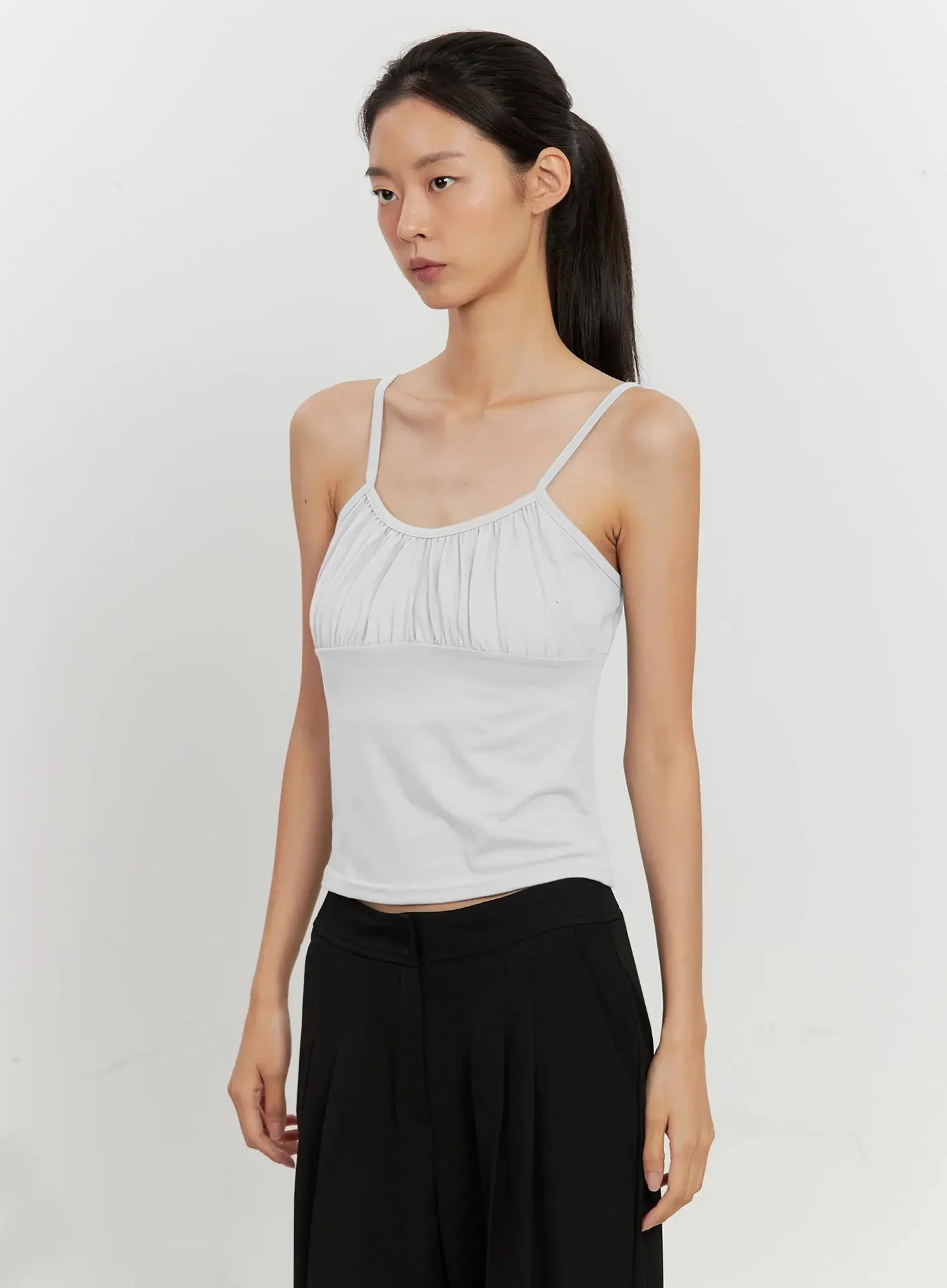 Classic Shirred Cami Top IL528