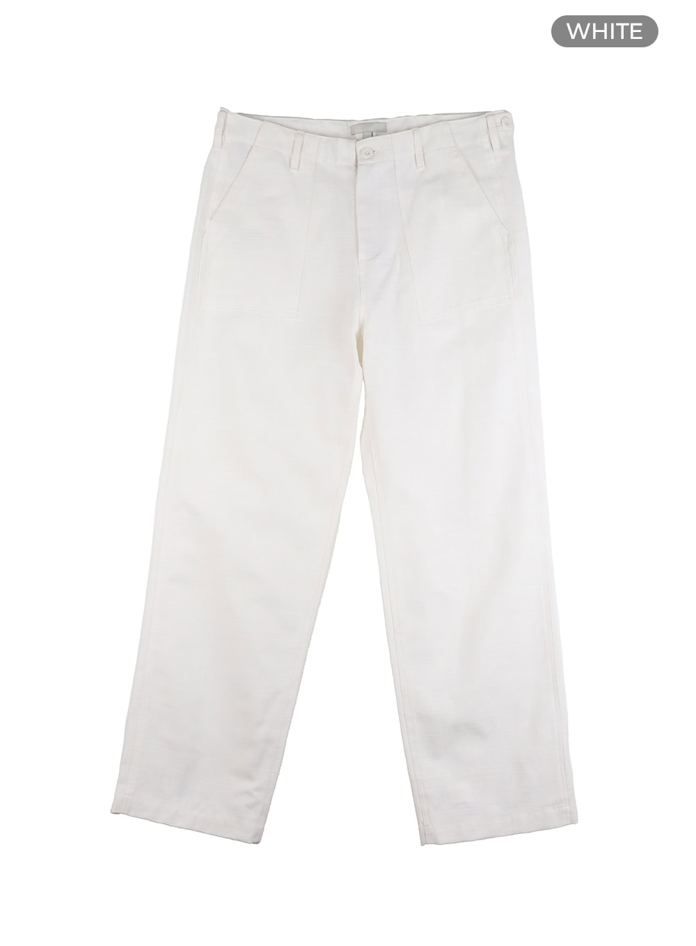 Men's Solid Cotton Pants IY431
