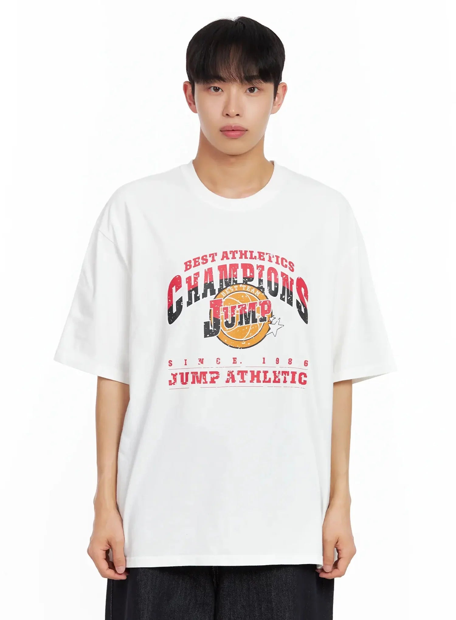 Men's Sporty Graphic T-Shirt IL516