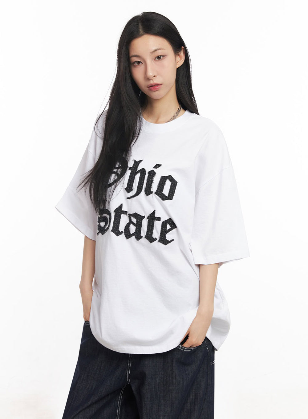 Ohio Patch Oversize T-Shirt IY529