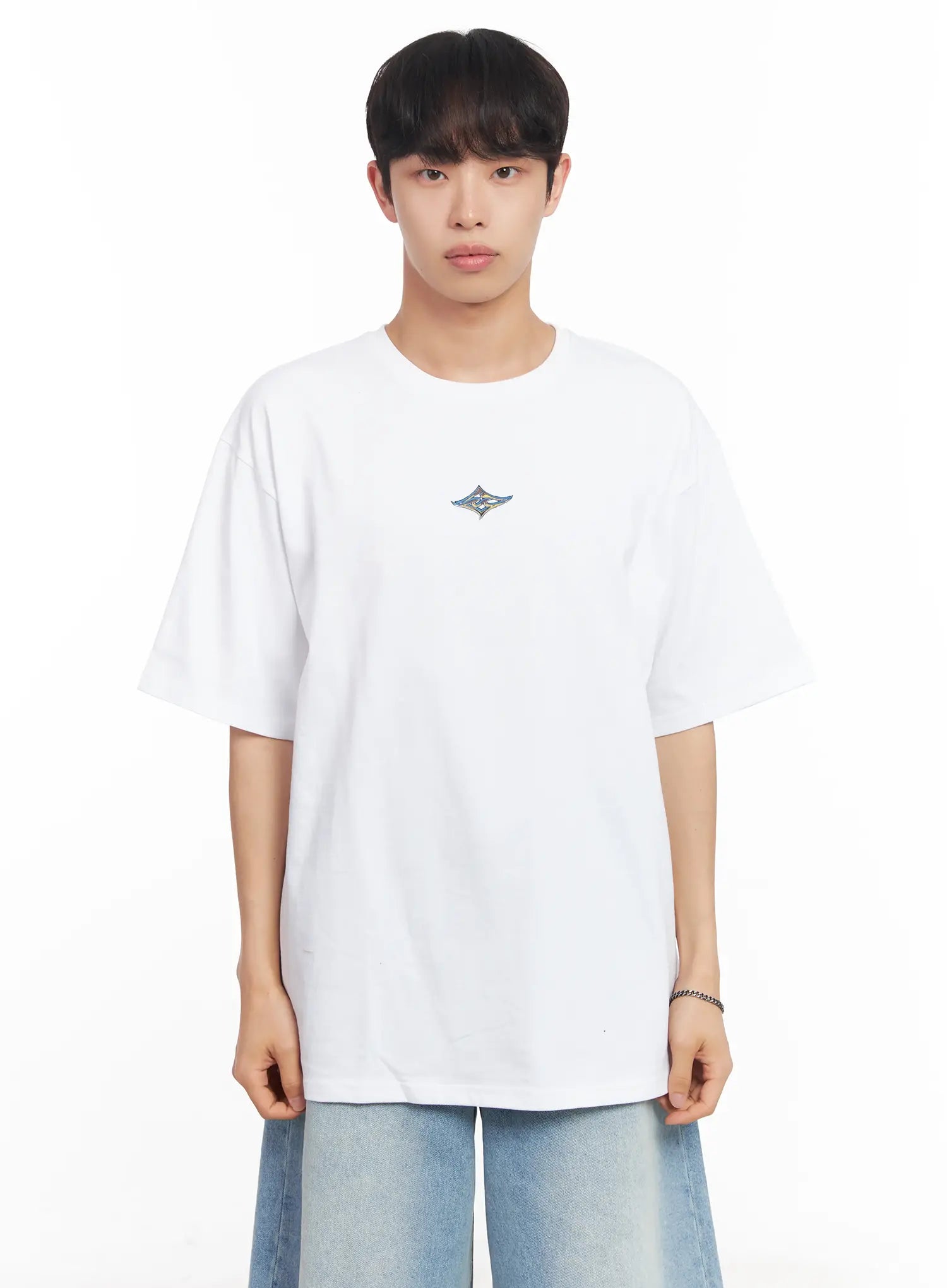 Men's Small Graphic Oversize Tee IU518