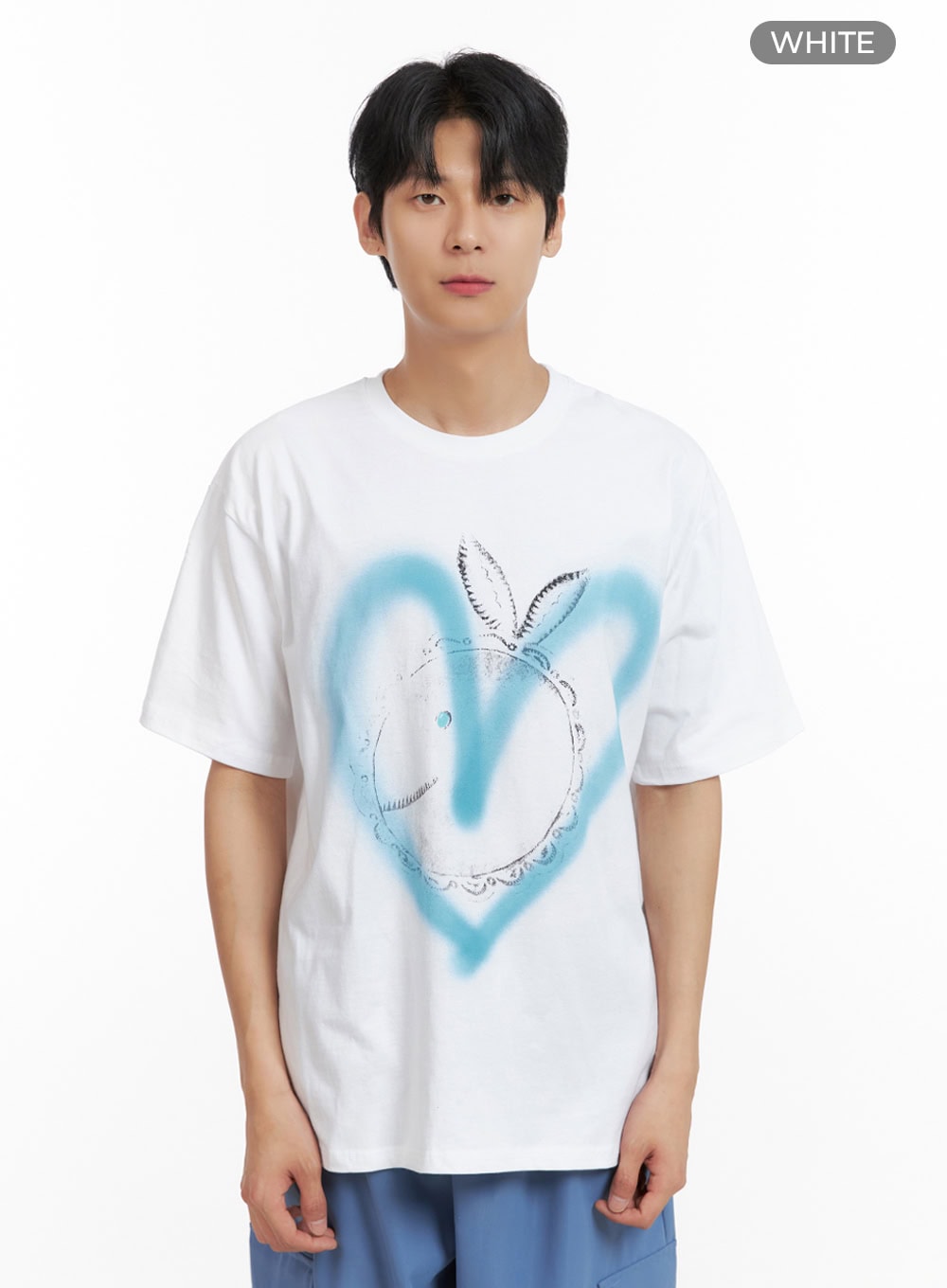 Men's Cotton Graphic T-Shirt IL403