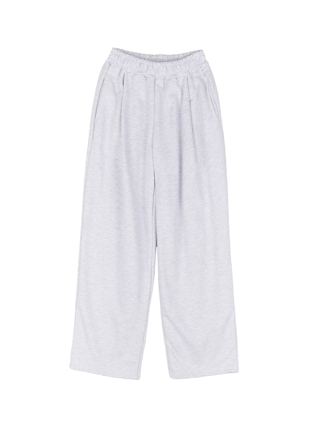 Pintuck Wide-Leg Sweatpants IU509