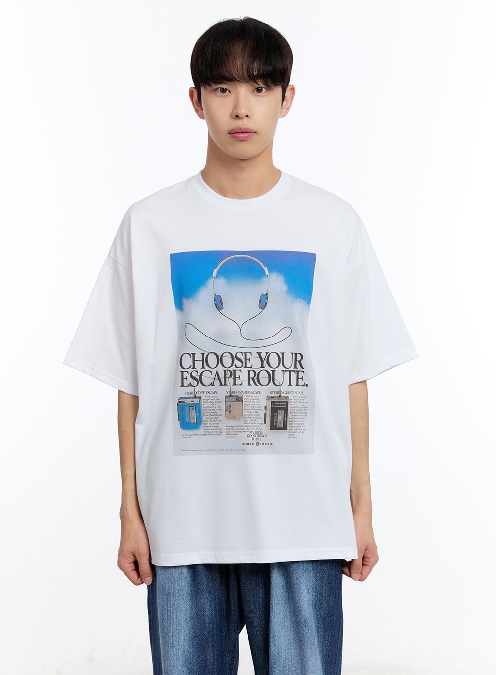 Men's Digital Graphic T-Shirt IY529