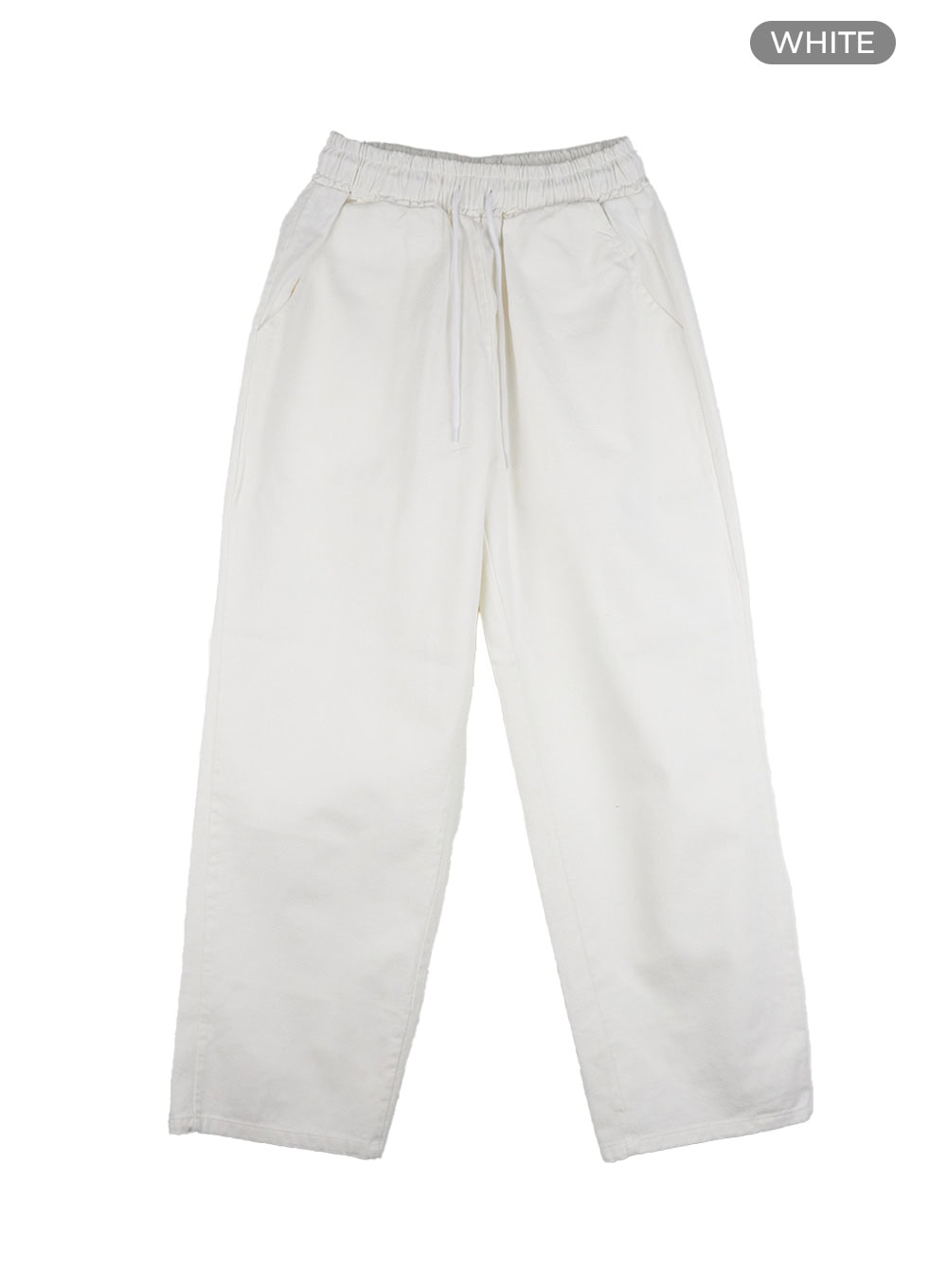 Men's Classis Cotton Solid Wide Pants IS412
