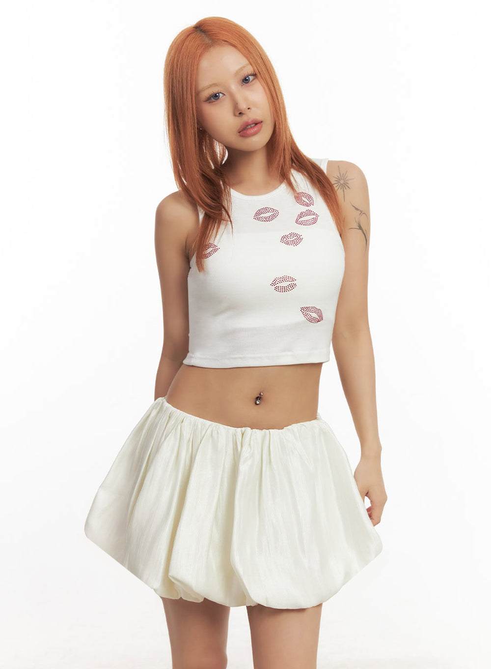 Kiss Graphic Sleeveless Top IA515