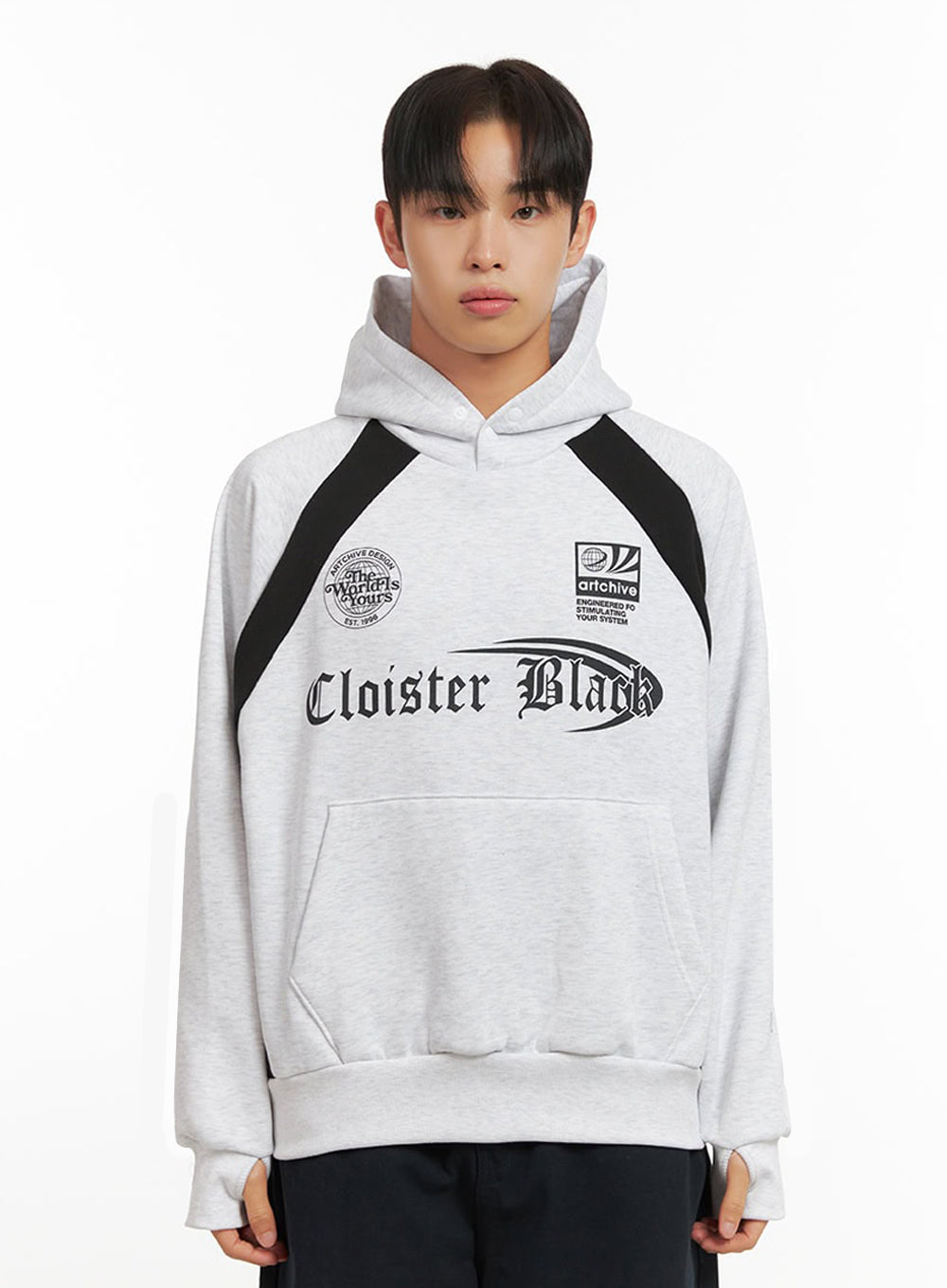 Men's Cotton Graphic Hoodie ID413