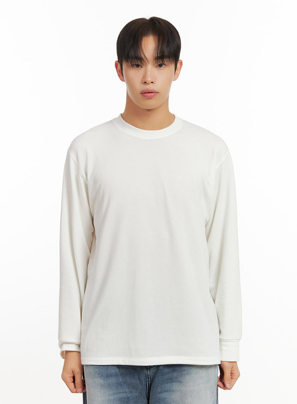 Men's Solid Comfort Long Sleeve Tee ID413
