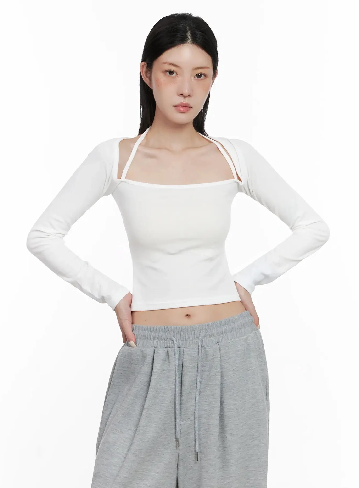 Long Sleeve Bolero Top IS508