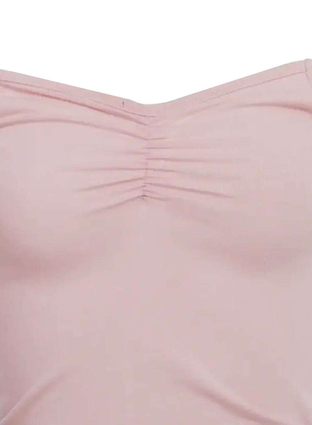 Off-Shoulder Shirred Tee IC503