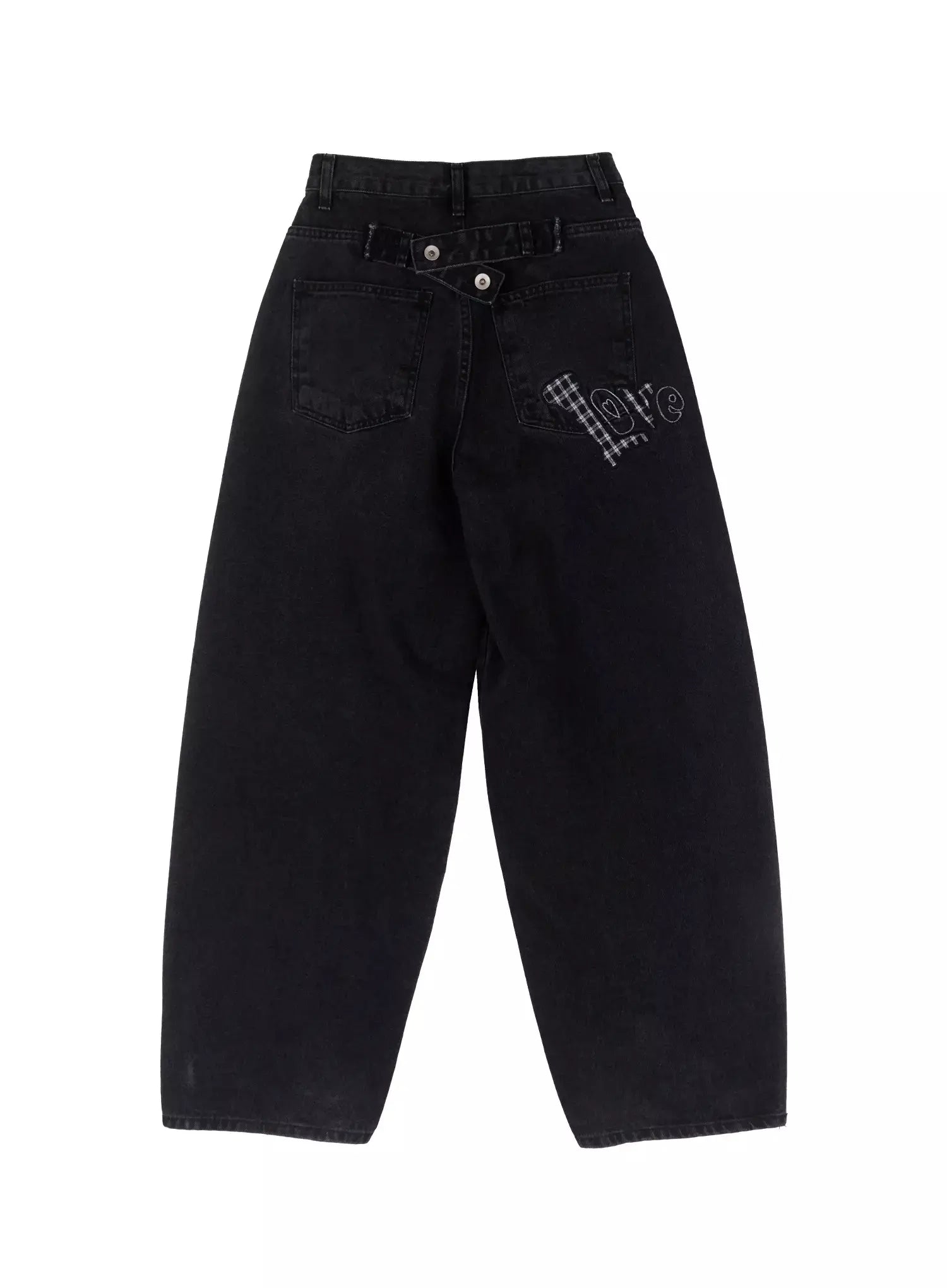 Sunwoo Embroidered Wide Leg Jeans IG528