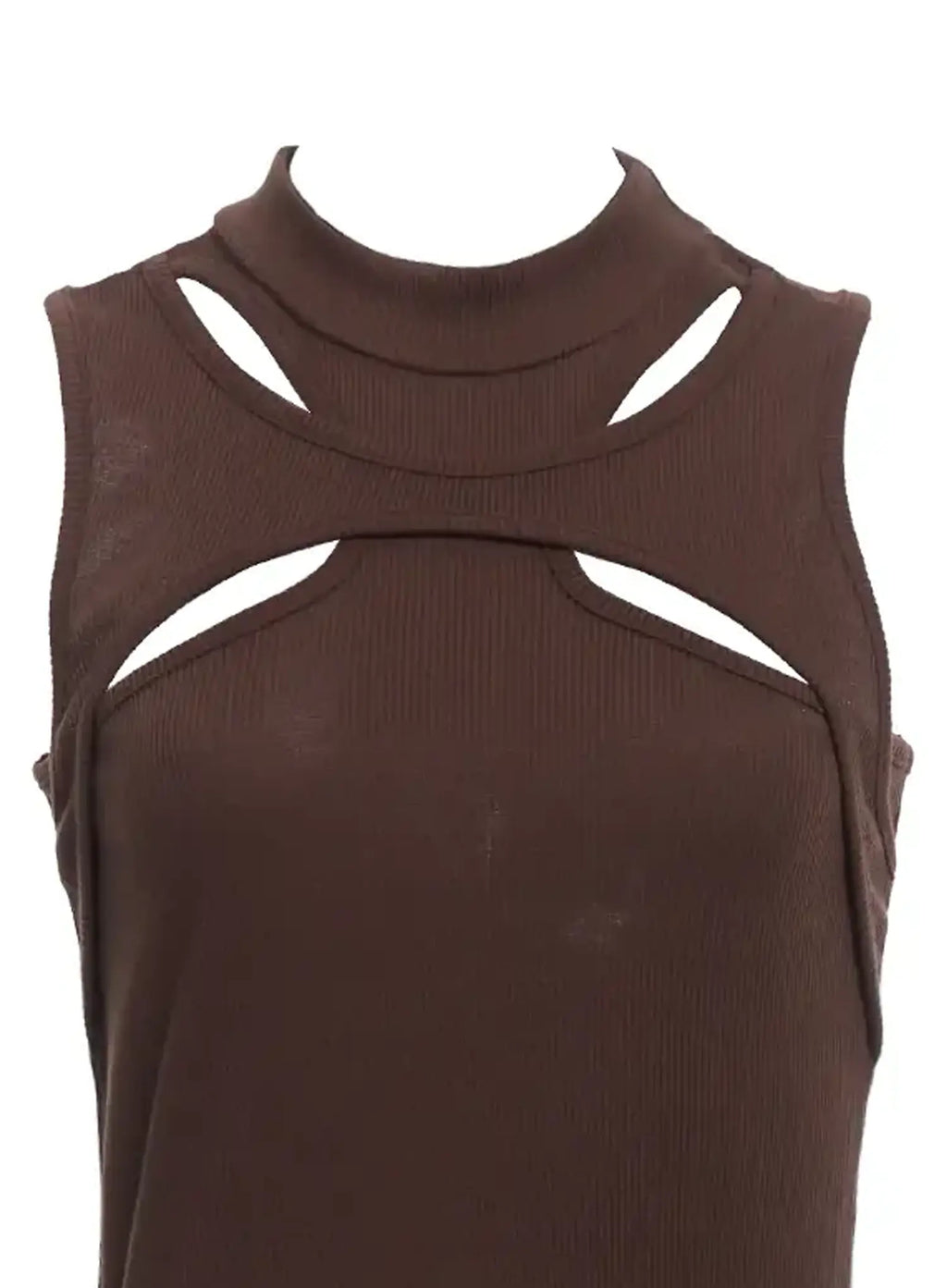 Cut-Out Halter Bodycon Dress IC503