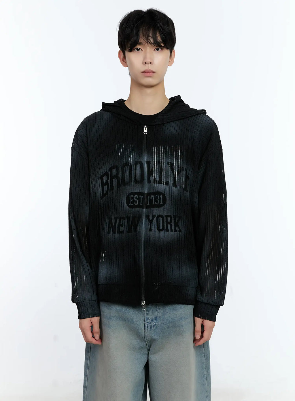 Men's Mesh Zip-Up Jacket IG501