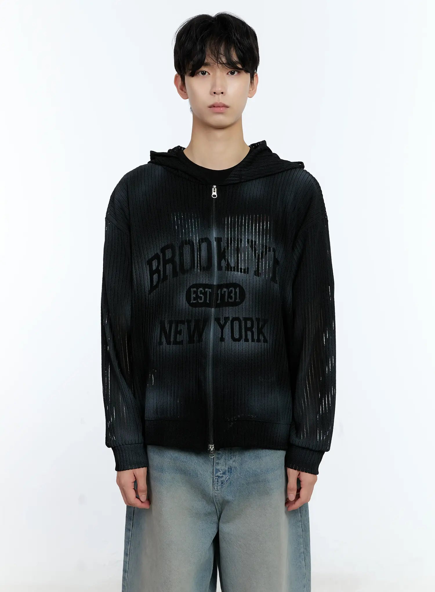 Men's Mesh Zip-Up Jacket IG501