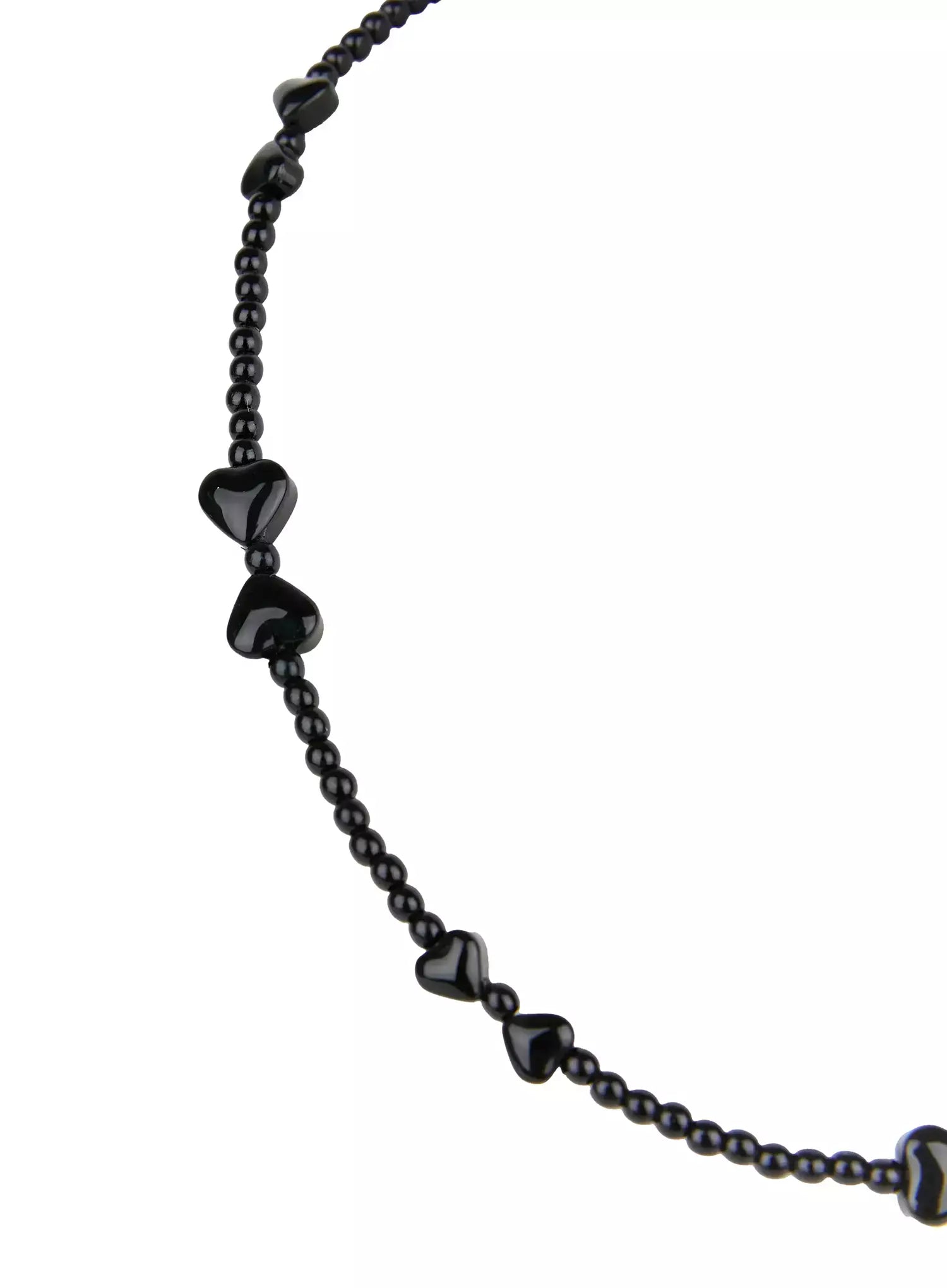 Modern Heart Bead Necklace IG528