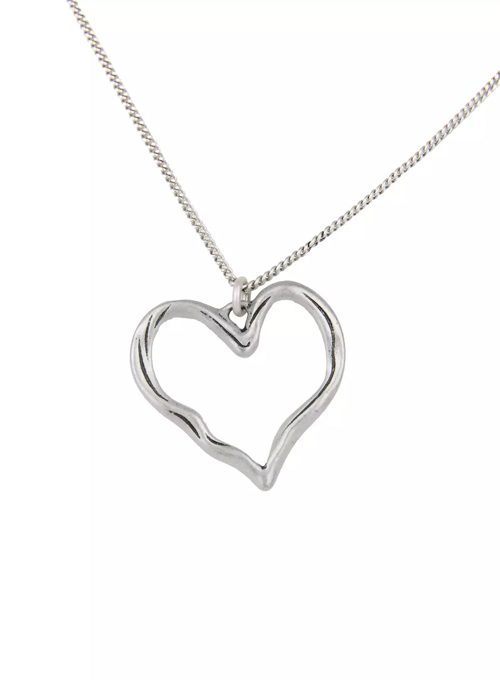 Open Heart Chain Necklace IG528