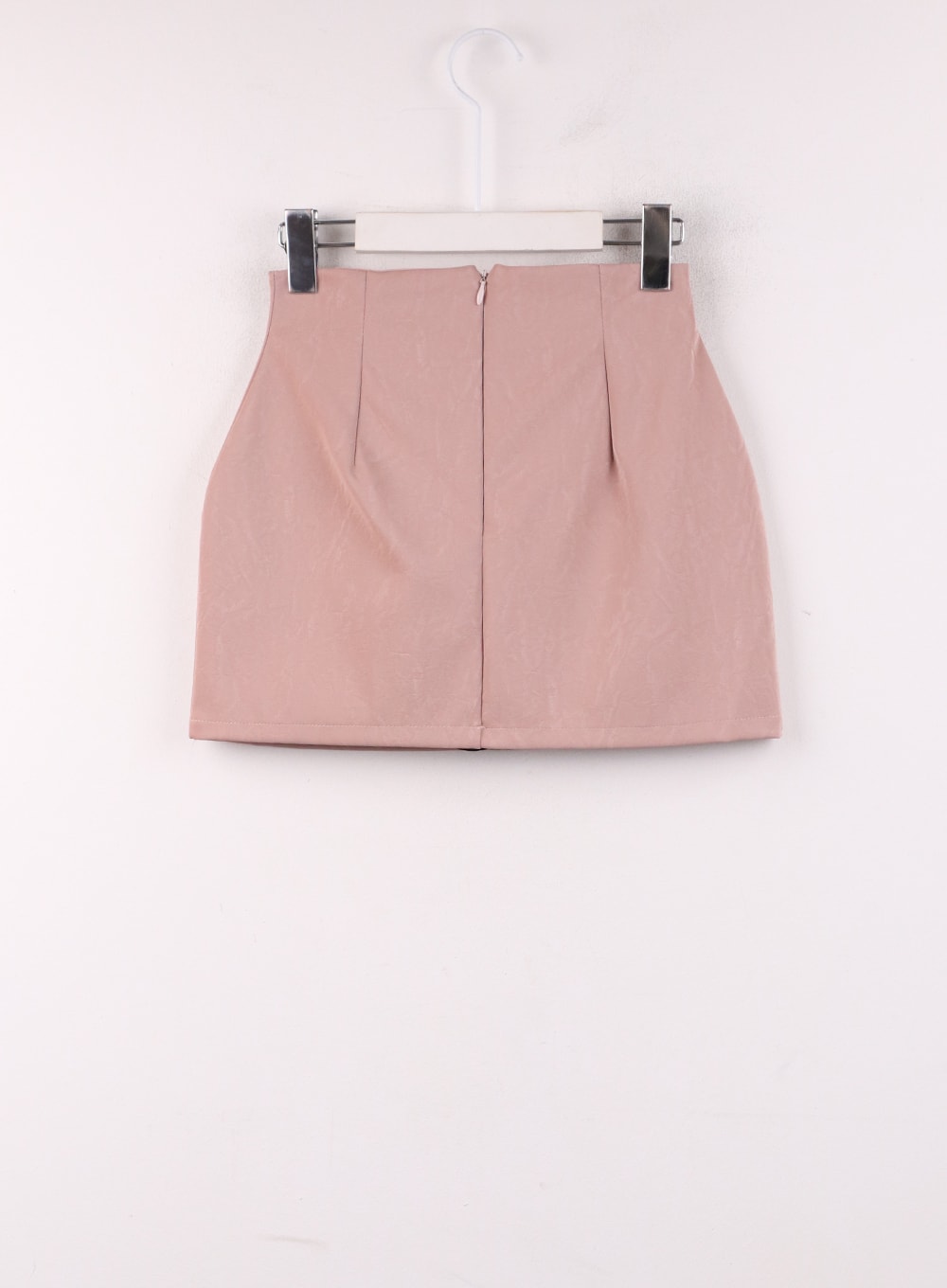 Faux Leather Mini Skirt IJ430