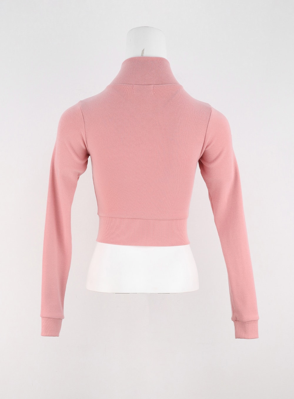 Slim Fit Crop Zip-Up IO326