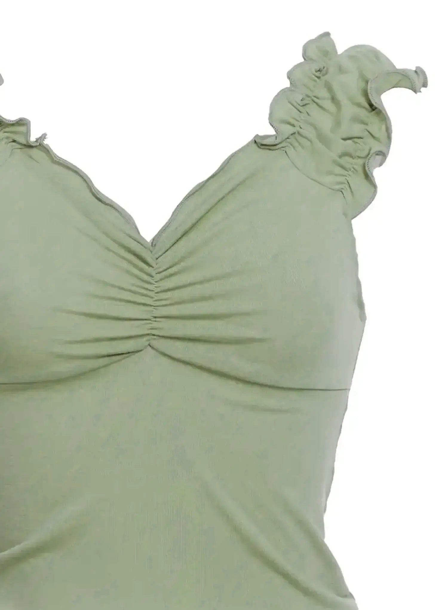 Shirred Frill Tank  IC503