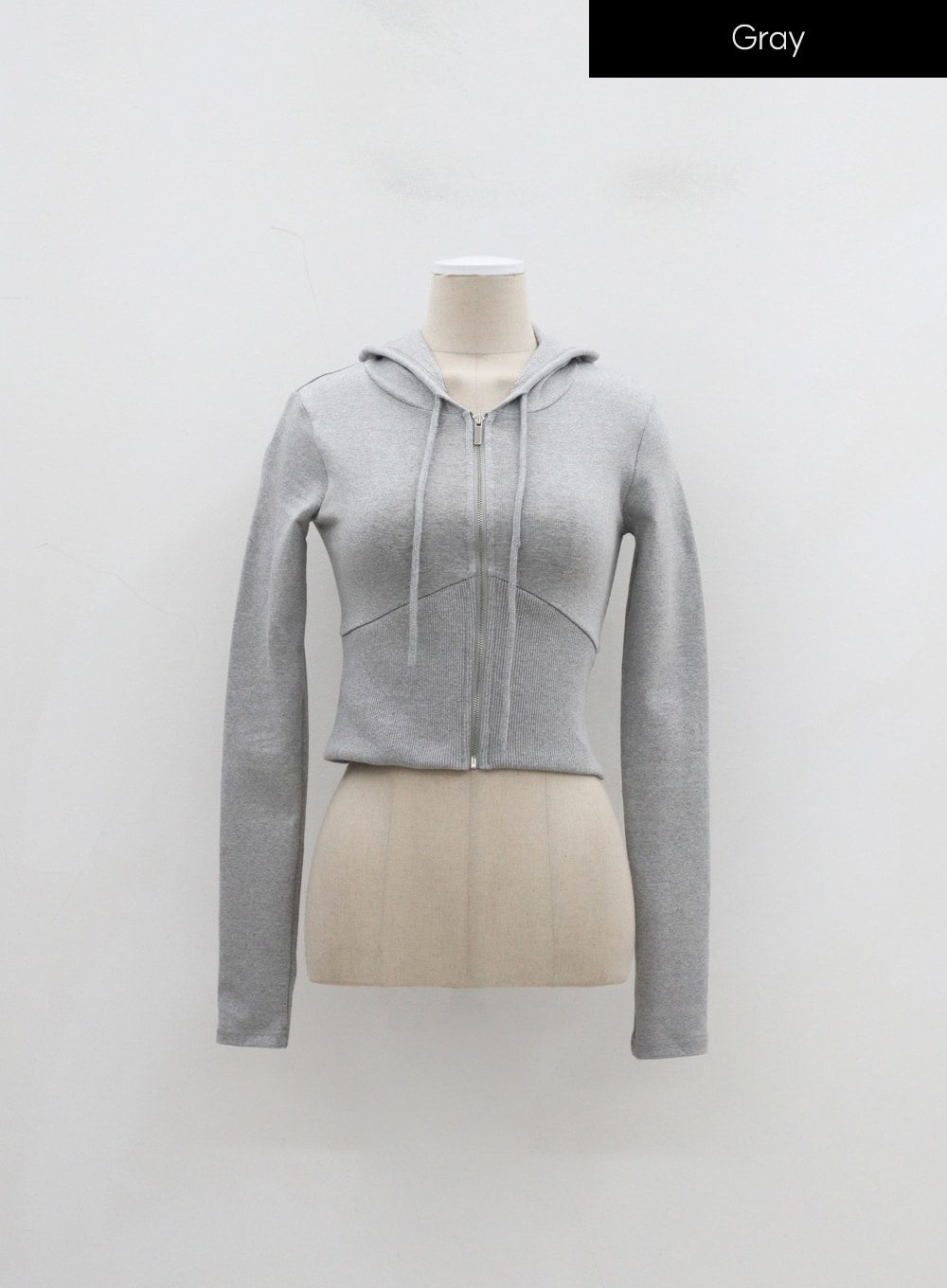Cropped Zip-Up Hoodie IF301