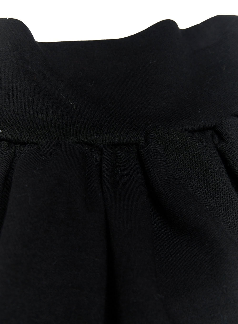 Ribbon-Tie Shirred Mini Skirt IF505