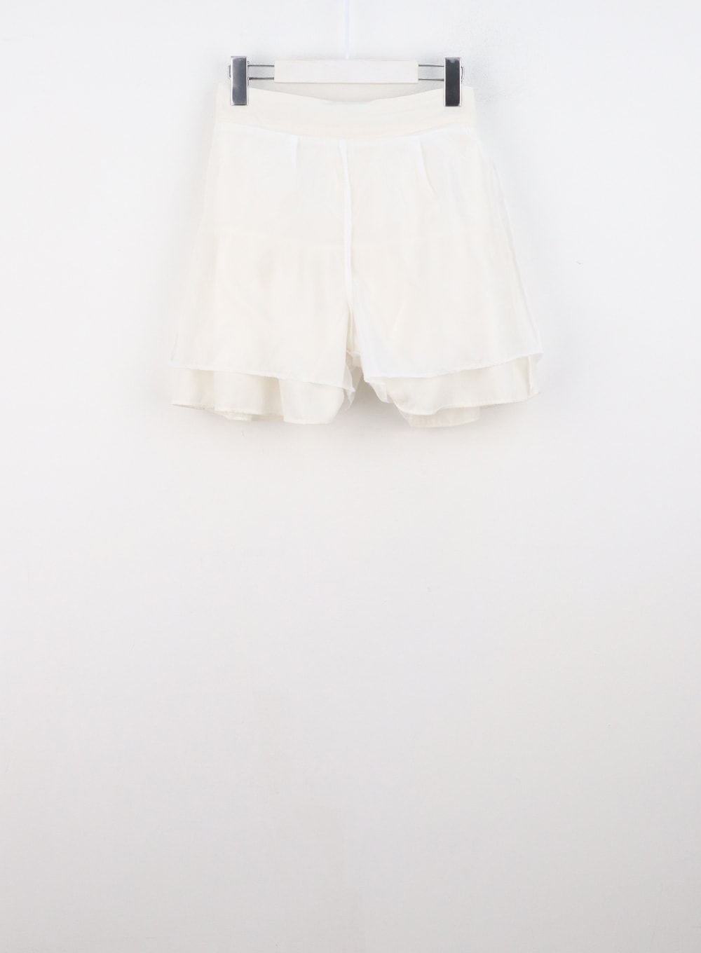 Tiered Elastic Band Mini Skirt IS322