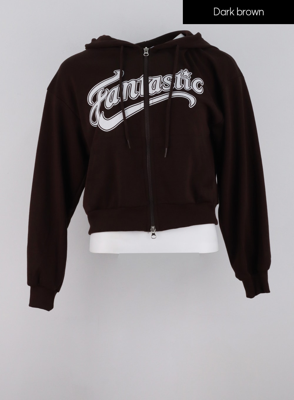 Graphic Zip-Up Hoodie IG303