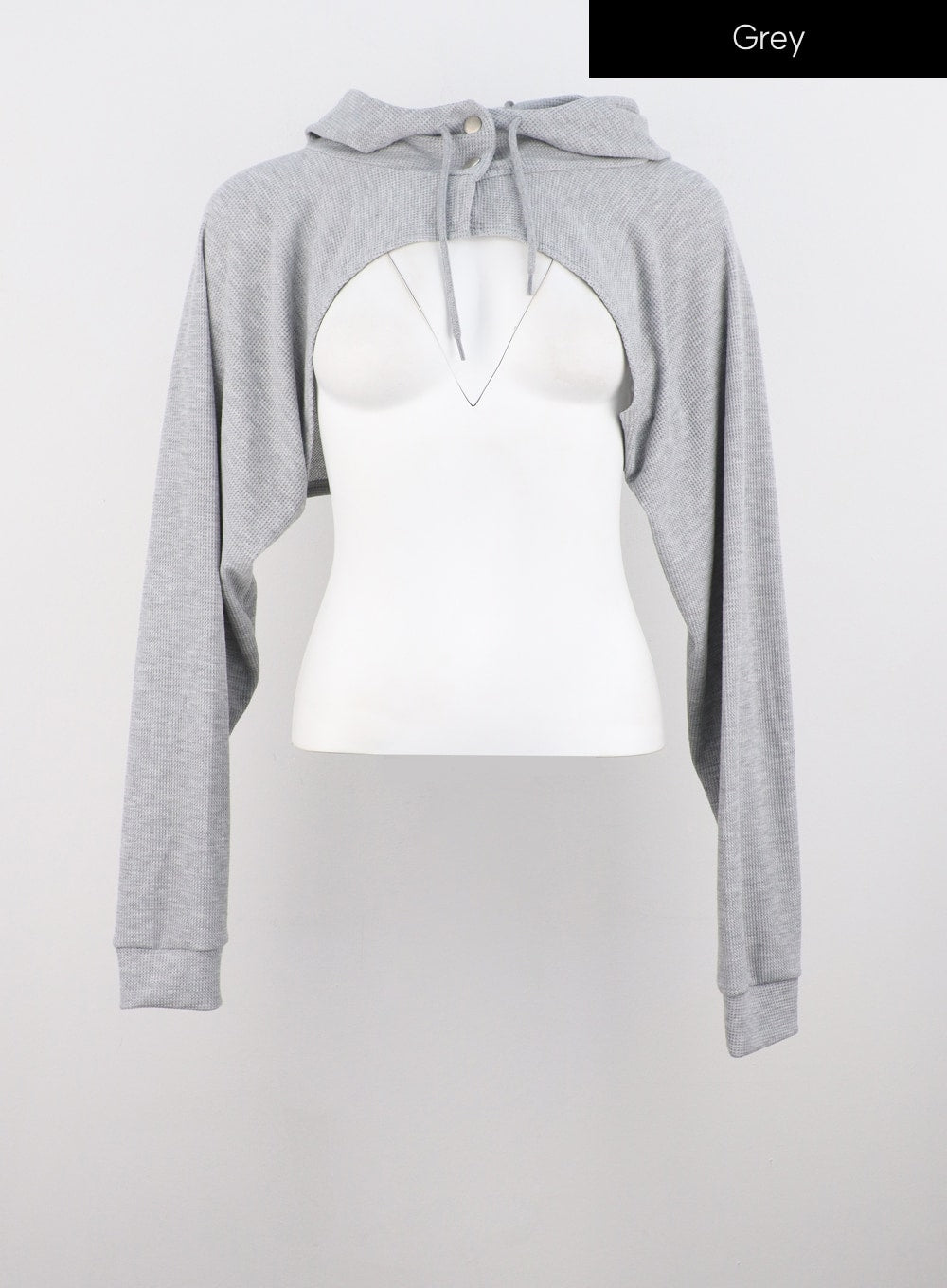 Bolero Style Cropped Hoodie IS311