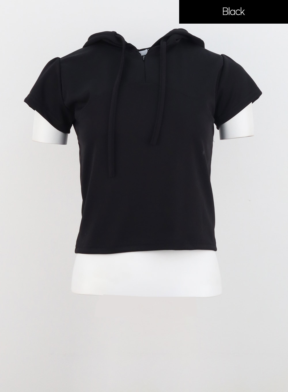 Half Zip-Up Hoodie Tee IL303