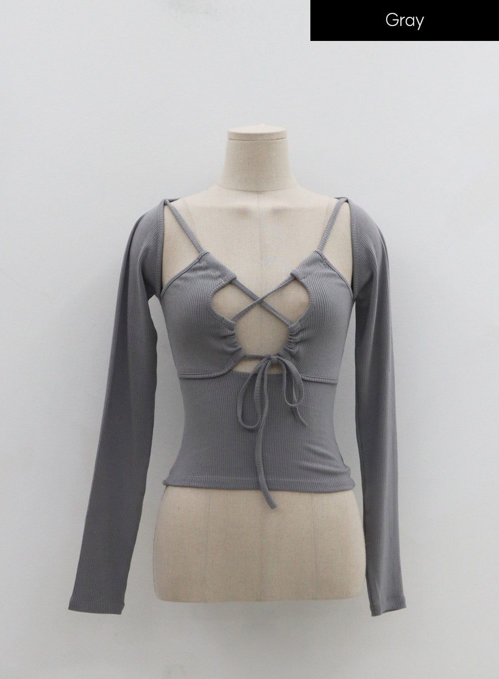 Sexy Front Cross String Crop Top IN22