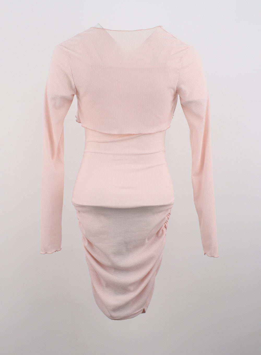 Shirred Mini Dress & Bolero Set IG320