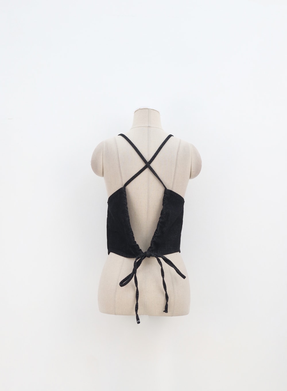 Back Tie Cropped Top IA324