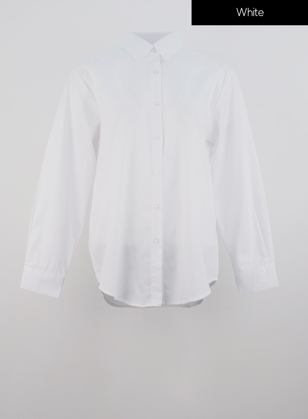 Solid Cotton Collar Shirt IS301