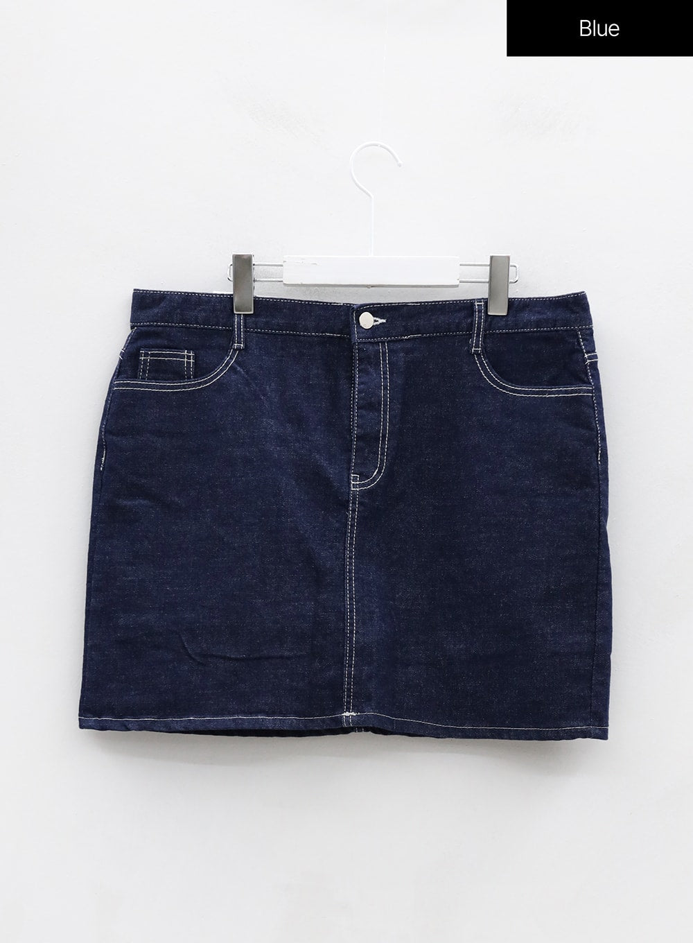 Plus Stitch Span Denim Skort IG09