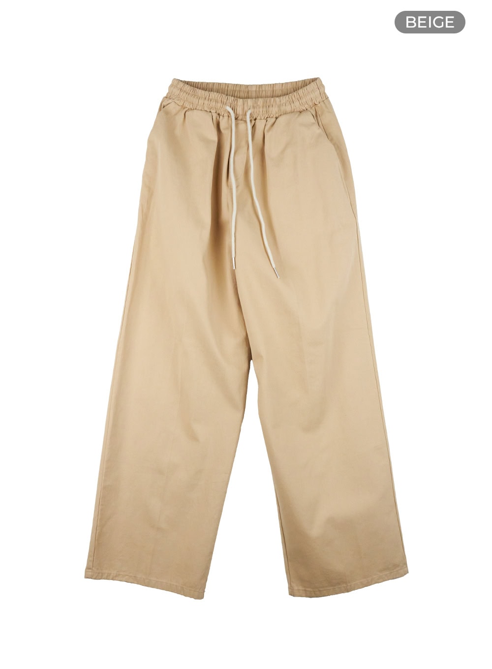 Men's Solid Wide-Fit Pants IG409
