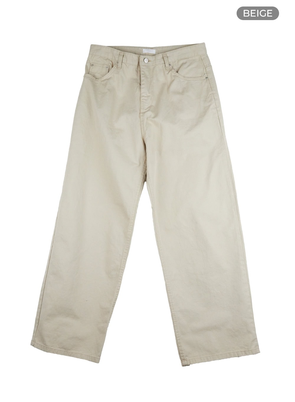 Men's Solid Cotton Baggy Pants IL404