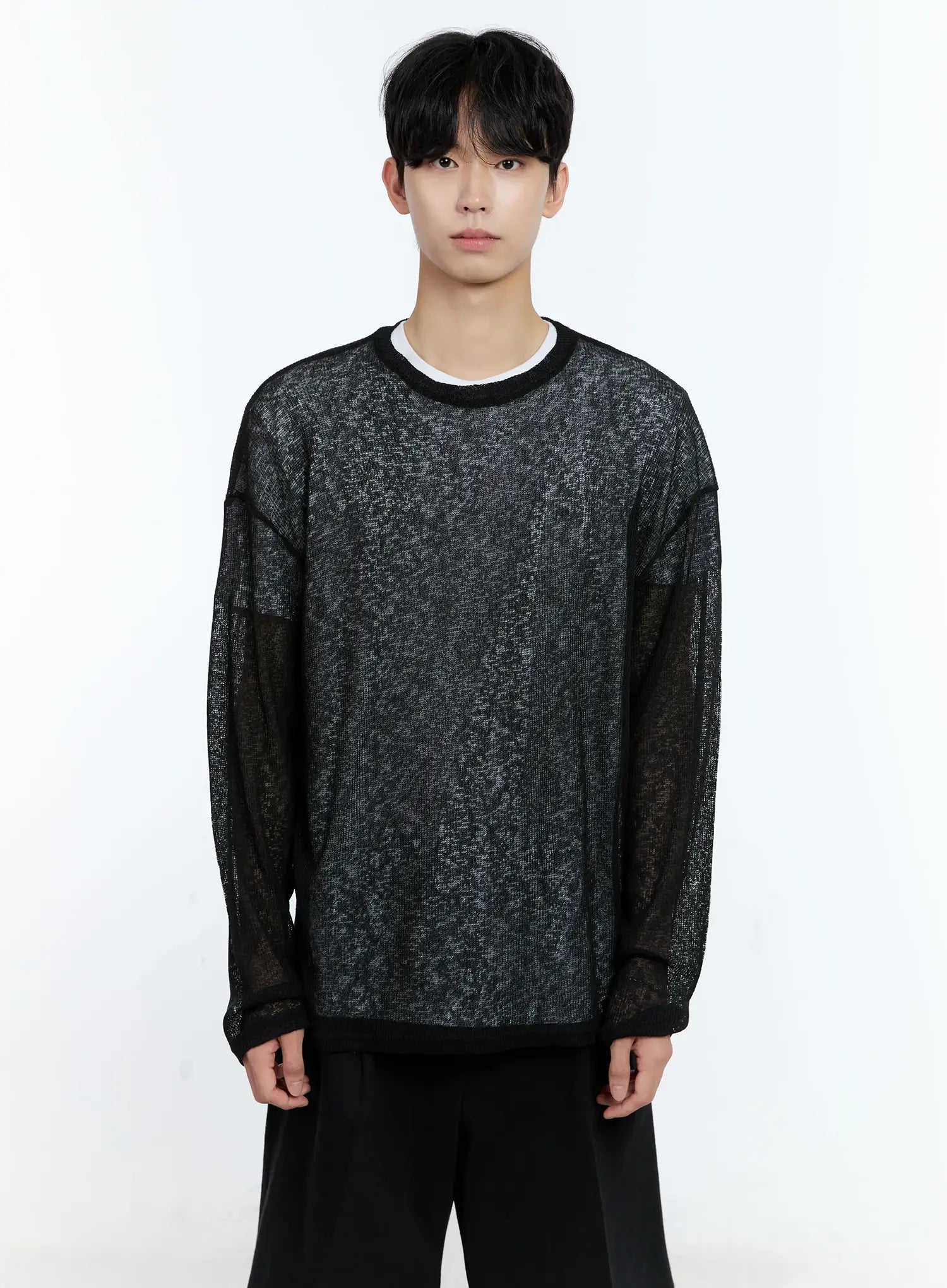 Men's Mesh Long-Sleeve Top IG501